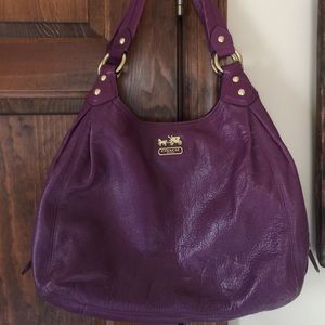 Coach Hobo bag- beautiful purple.
